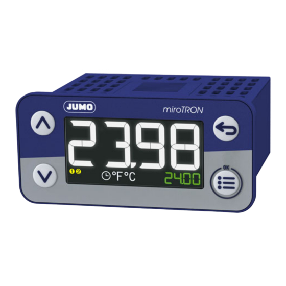 JUMO miroTRON Operating Manual
