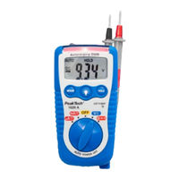 PeakTech 1020 A Operation Manual