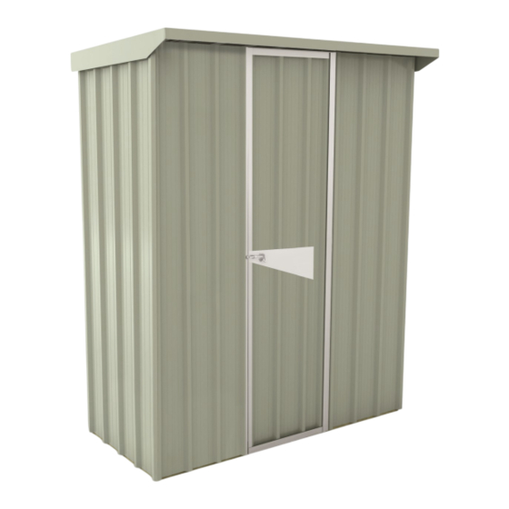 Duratuf Sentry Shed SL1507 Assembly Instructions Manual