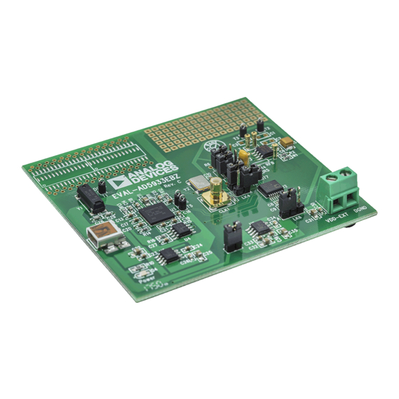 Analog Devices EVAL-AD5933EBZ User Manual