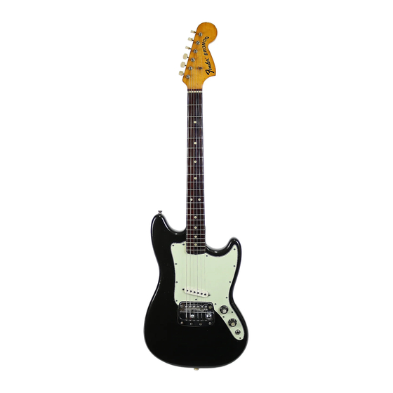 Fender BRONCO Manual