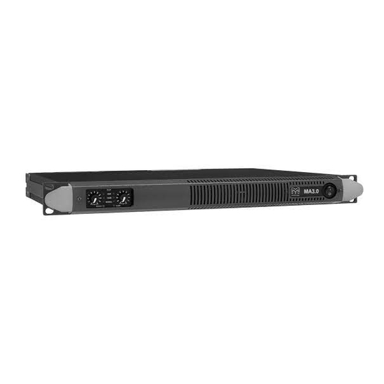 Martin Audio MA3.0 - V1.1 User Manual