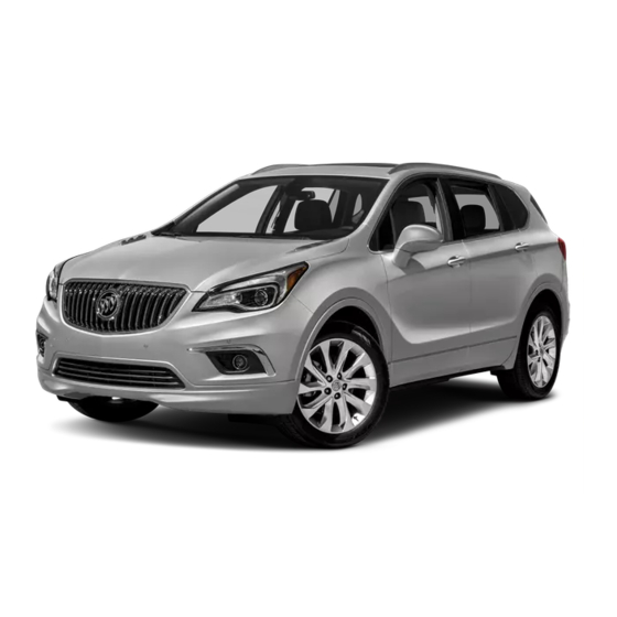 Buick 2016 Envision Owner's Manual