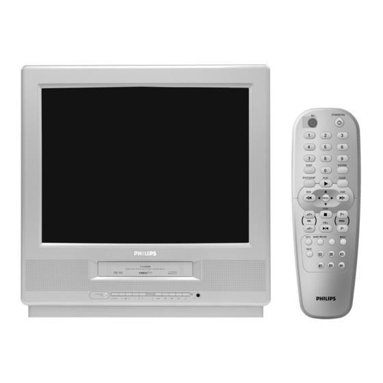 Philips TV-Video Combi 14PV374/07 Operating Instructions Manual