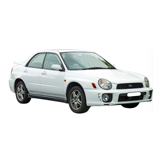 Subaru Impreza 2001 Service Manual