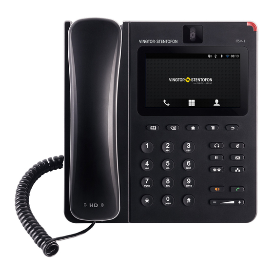 Vingtor Stentofon ITSV-1 Quick Installation And Configuration Manual