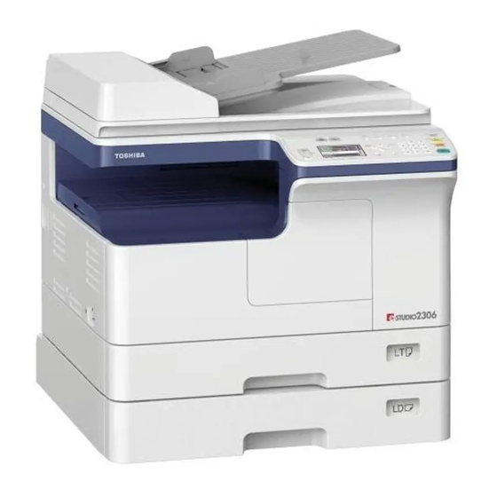 User Manuals: Toshiba E-STUDIO2006 Printer