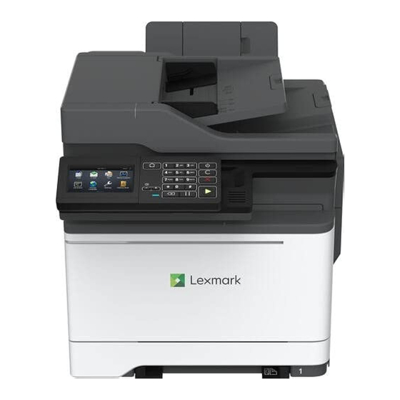 Lexmark XC4240 Quick Reference
