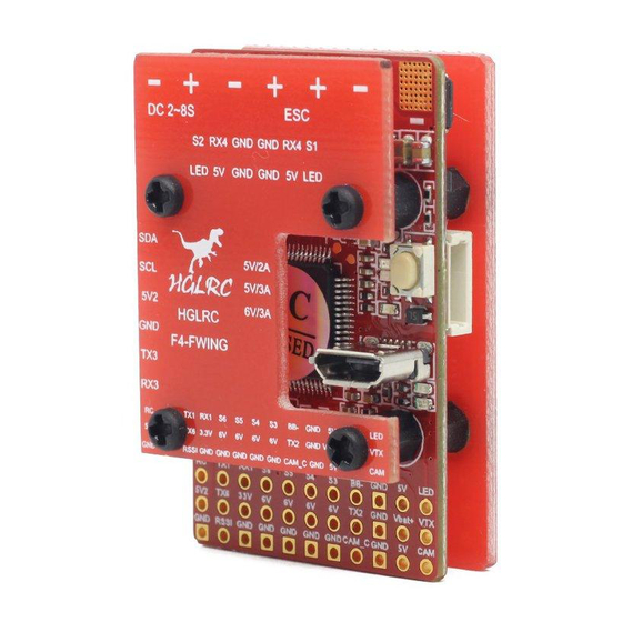 HGLRC F4 WING FC Manual