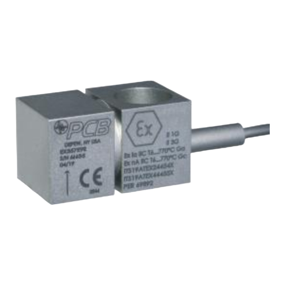 PCB Piezotronics EX357E92 Operating Manual