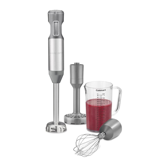 Cuisinart Hurricane CSB-750H Quick Reference Manual