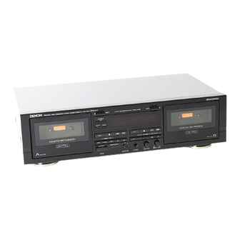 Denon DRW-840 Operating Instructions Manual