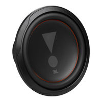 Harman JBL CLUB Series Owner's Manual