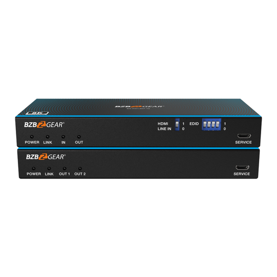 BZBGEAR BG-EXH-8KF User Manual