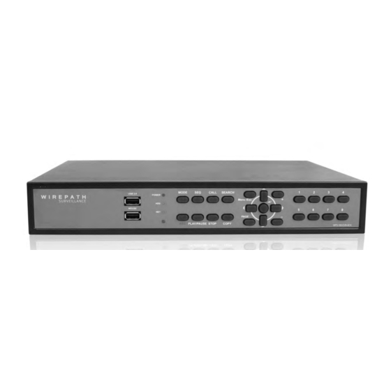 Wirepath WPS-100-DVR-8CH Owner's Manual
