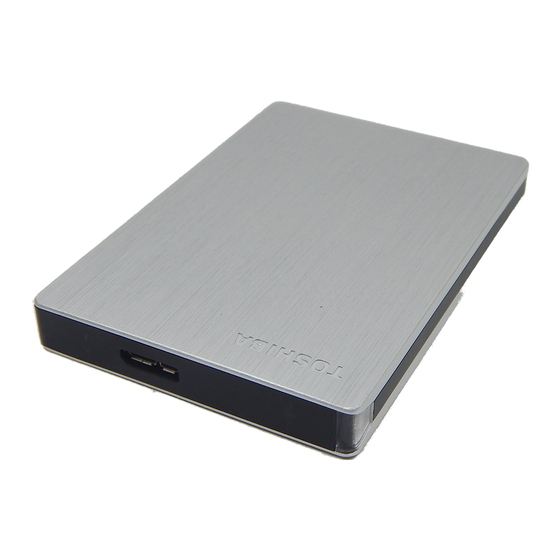 Toshiba Canvio Slim User Manual