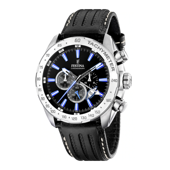 Festina IFMJS05 Instruction Manual