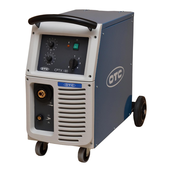 OTC DAIHEN EUROPE CPTX 180 Manual