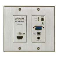 Muxlab 500777-TX Quick Installation Manual