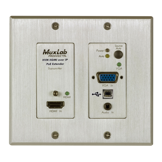 MuxLab 500777-TX Quick Installation Manual