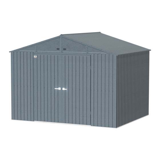 Arrow Storage Products EG108AN Steel Shed Manuals