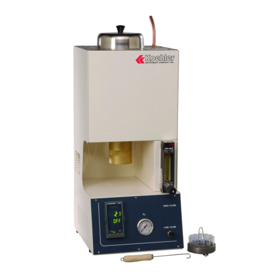 Koehler K41100 Operation And Instruction Manual