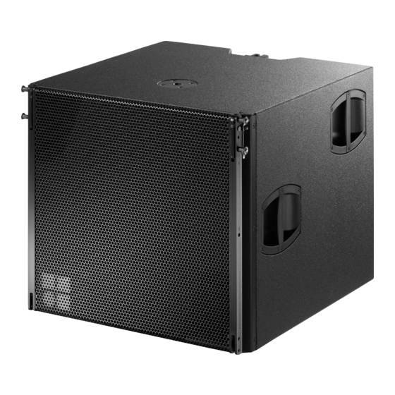 d&b audiotechnik V-SUB Manual