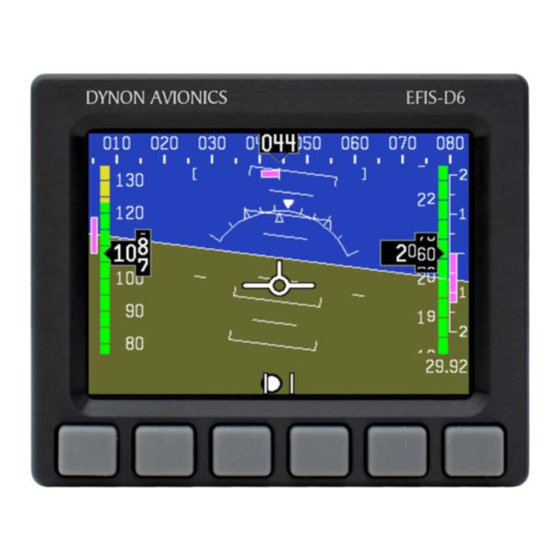 DYNON AVIONICS EFIS-D6 INSTALLATION MANUAL Pdf Download | ManualsLib