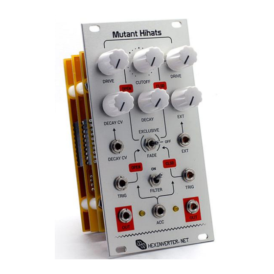 hexinverter Mutant Hihats User Manual