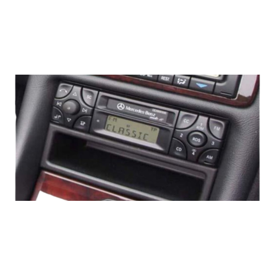 Mercedes-Benz A2D-MBFM Quick Start Bluetooth Installation Manual