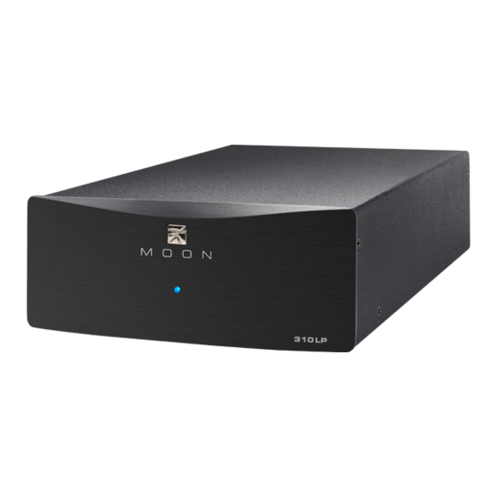 Simaudio MOON 310LP Owner's Manual