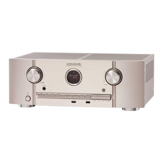 Marantz SR5008 Antes De Empezar