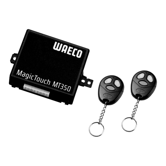 Waeco MagicTouch MT3350 Operating Manual