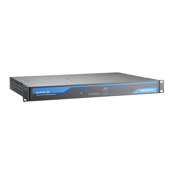 Moxa Technologies MXNVR-RO User Manual