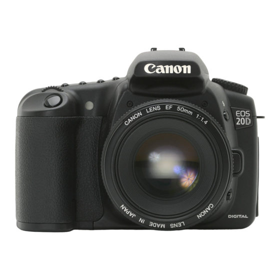 Canon EOS 20D Service Manual