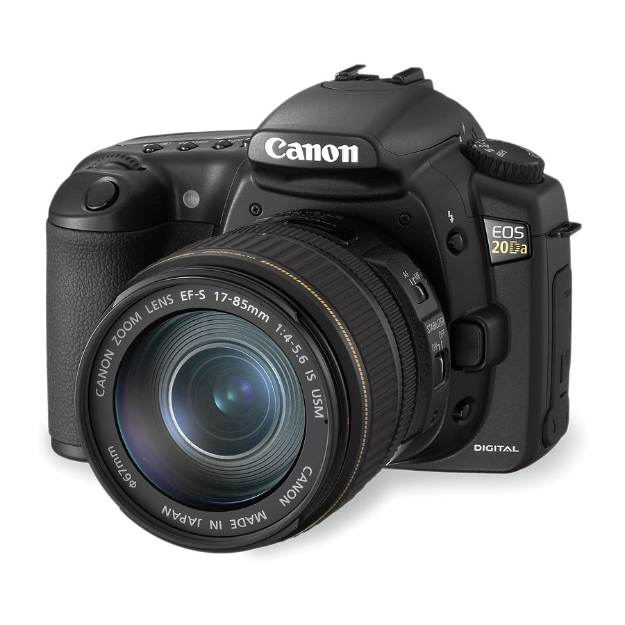 Canon EOS 20D Instruction Manual