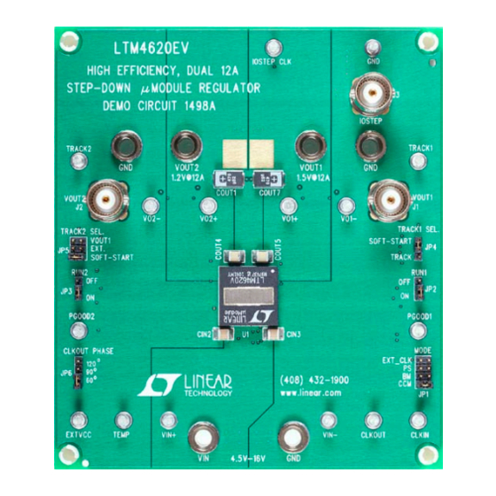LINEAR TECHNOLOGY DC1498A DEMO MANUAL Pdf Download | ManualsLib