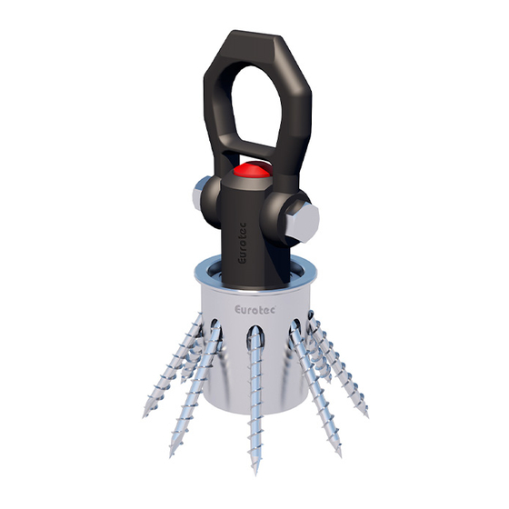 Eurotec LIFTING ANCHOR MINI Assembly Instructions Manual