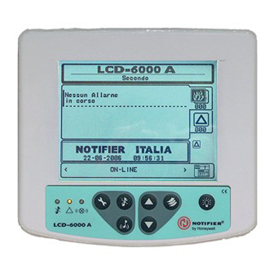 Honeywell NOTIFIER LCD6000A Manuals
