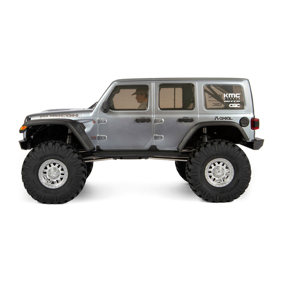 Horizon Hobby axial SCX10-III Instruction Manual