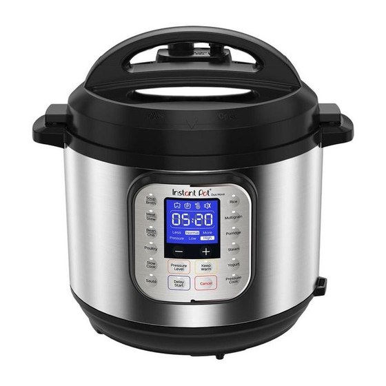 Instant Pot DUO NOVA Getting Started Manual