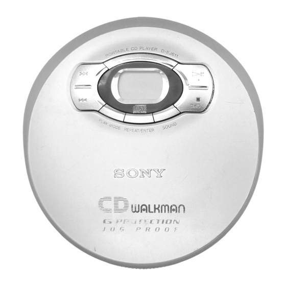 Sony EJ616CK Service Manual