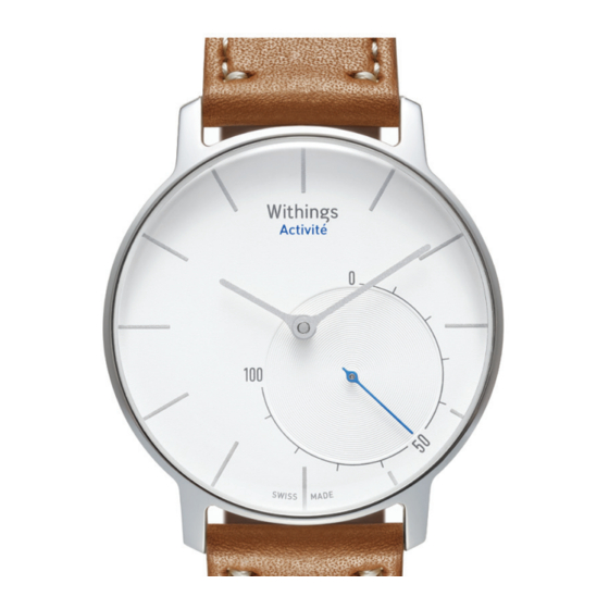 Withings Activité Quick Start Manual