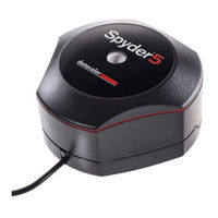 Datacolor Spyder5 Pro User Manual