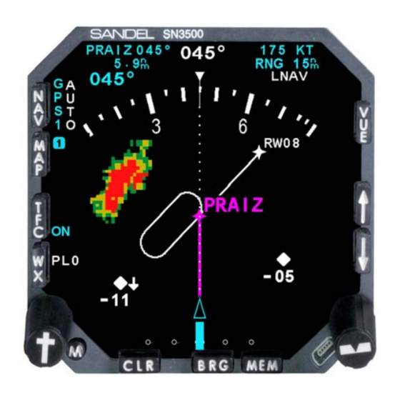 Sandel SN3500 Pilot's Manual