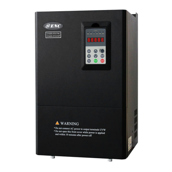 SHENZHEN ENCOM ELECTRIC TECHNOLOGIES CO. EN500 Series Service Manual