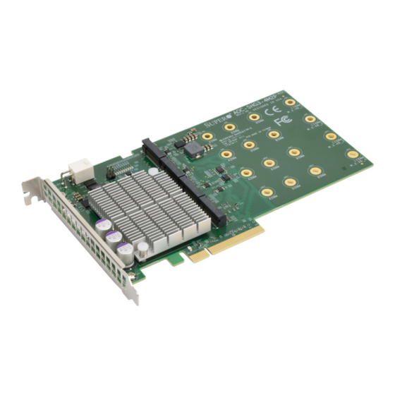 Supermicro AOC-SHG3-4M2P User Manual