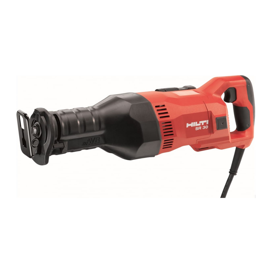 Hilti SR 30 Original Operating Instructions