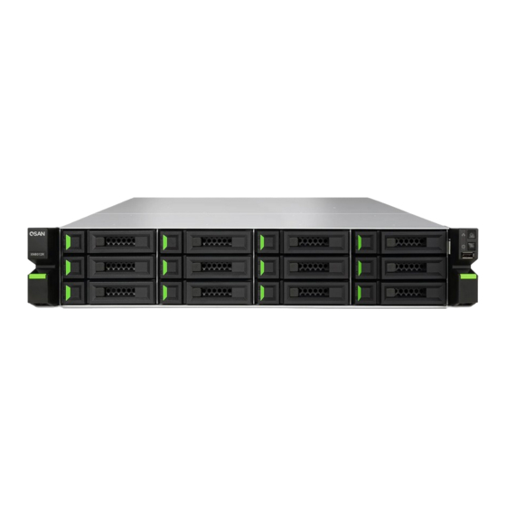 Qsan Technology XCubeNAS XN7012RE Storage Manuals