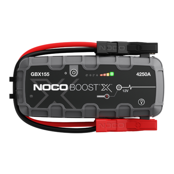 NOCO Genius Boost X GBX155 User Manual & Warranty